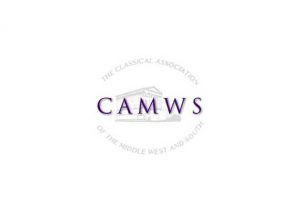 Dr. Victoria Pagán awarded a CAMWS Ovatio for her service to the CAMWS and the profession.